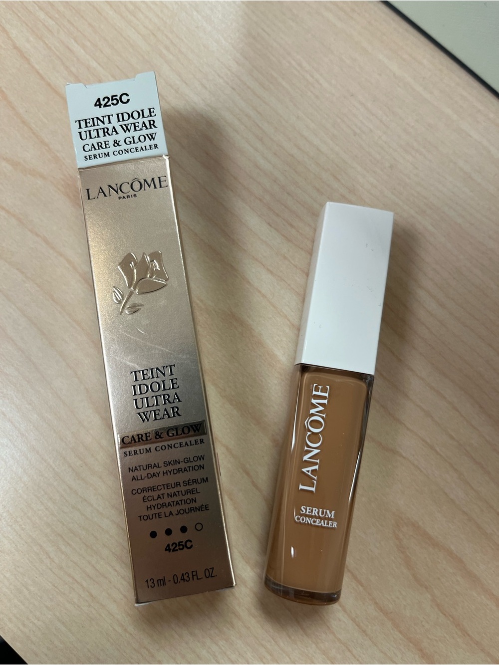 Lancome Teint Idole Ultra Wear Care & Glow Serum Concealer ~0.43 fl oz 425C
